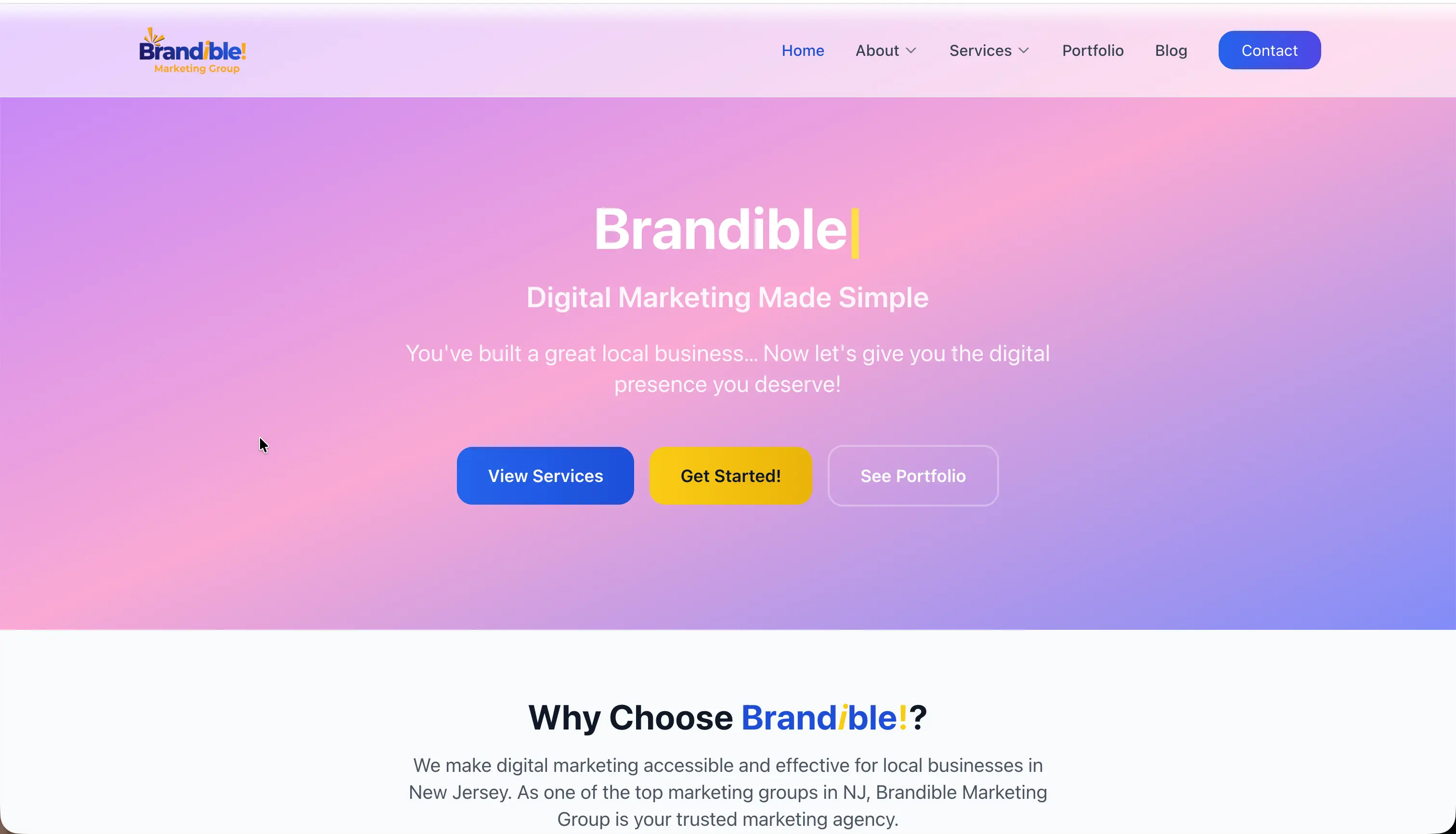 Brandible project screenshot 1